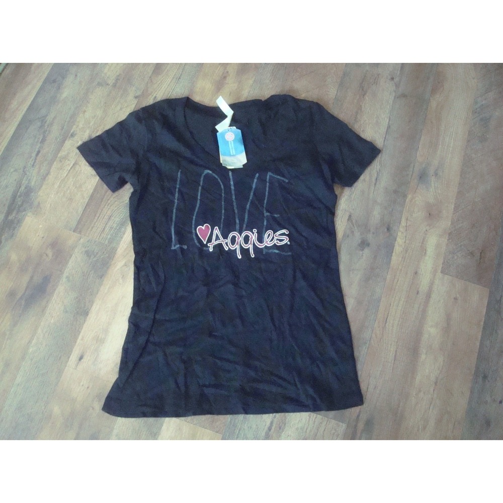 WOMENS LARGE TEXAS A&M‎ AGGIES     SHIRT  DEADSTOCK  VINTAGE ST2